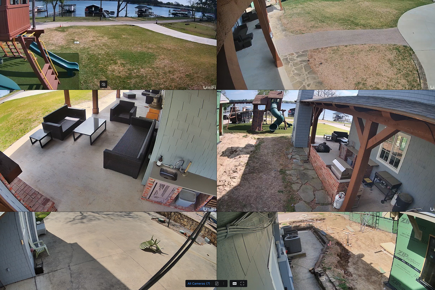 Multi-camera live view dashboard