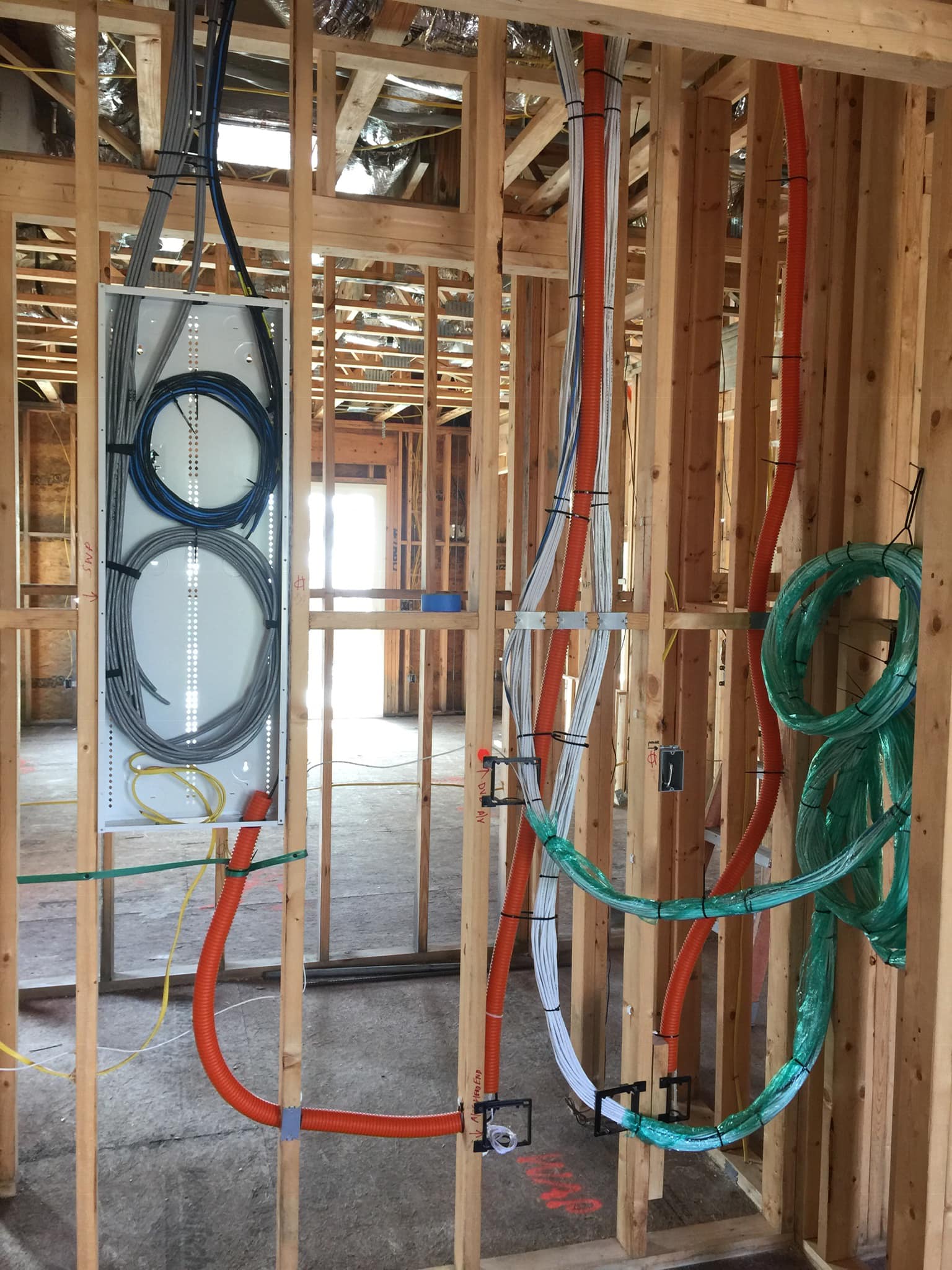 Structured wiring installation