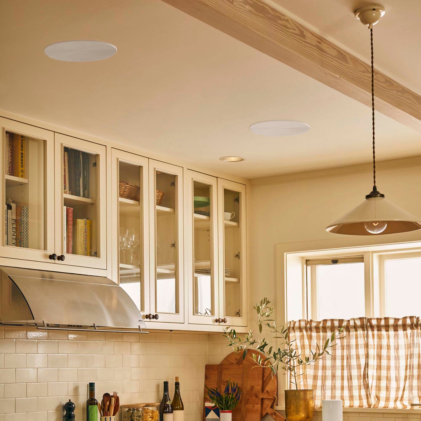 Sonos-powered in-ceiling Sonance speaker
