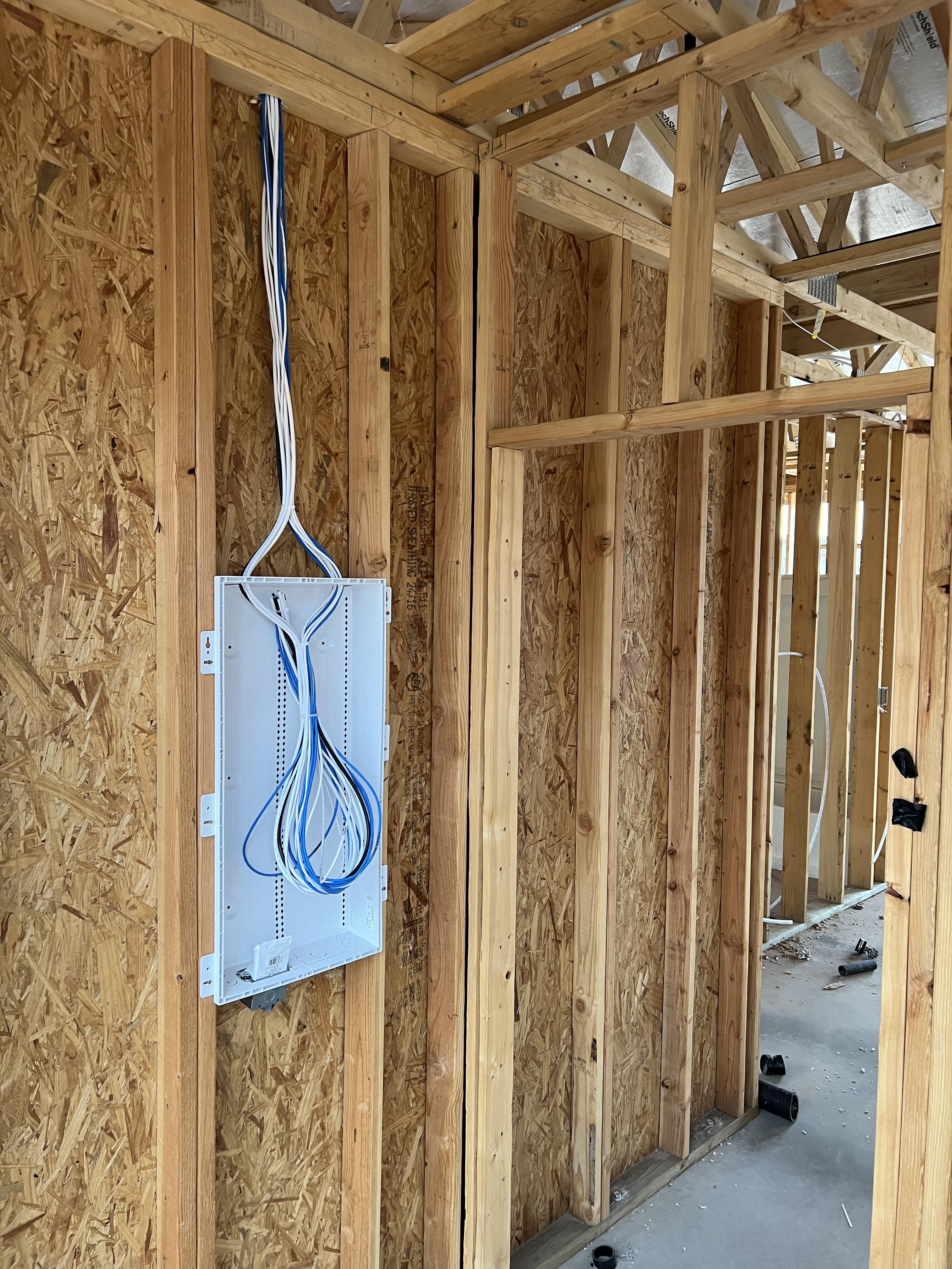 Structured Cat6 cabling at the rack