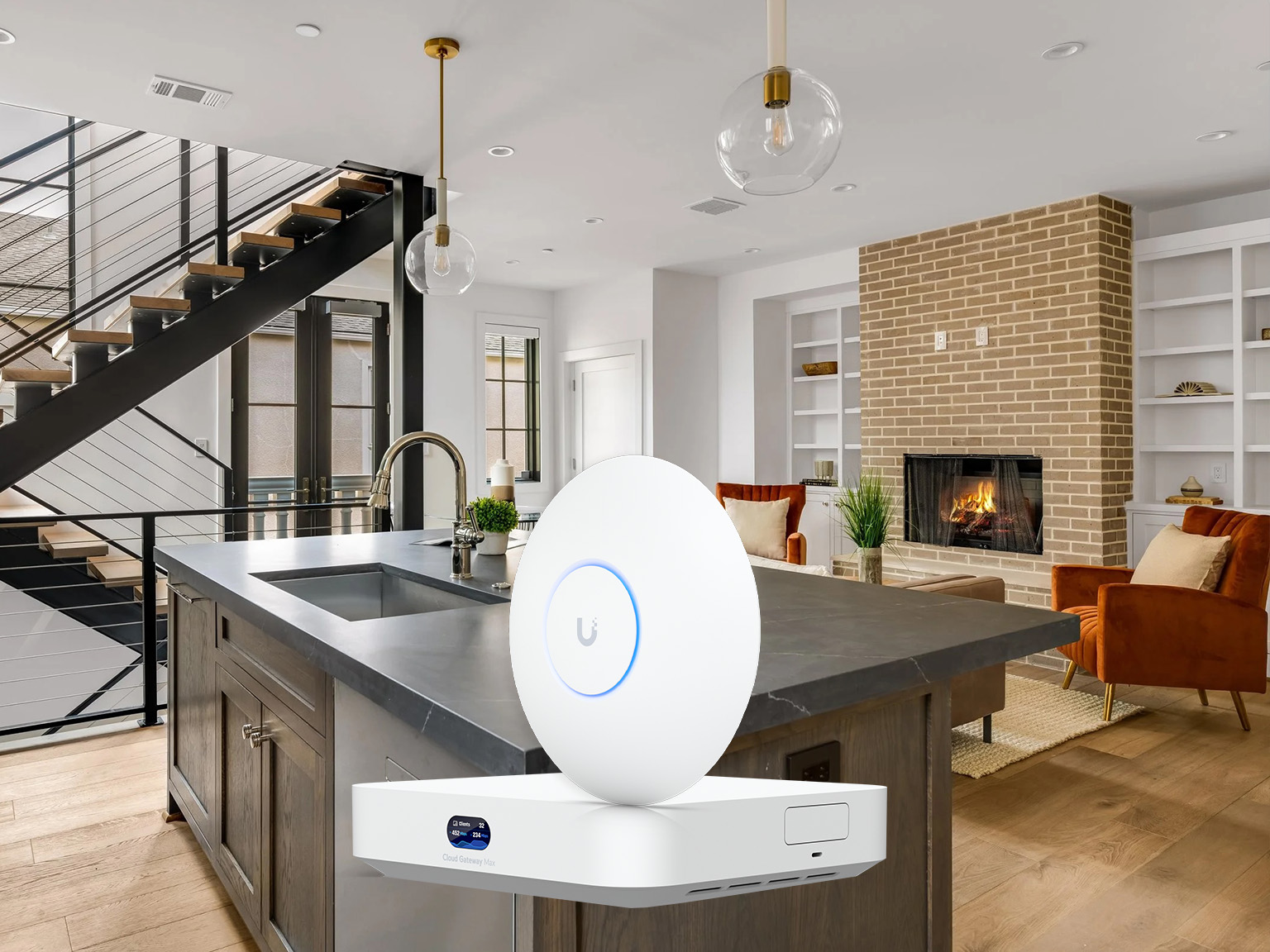 Small home with WiFi coverage